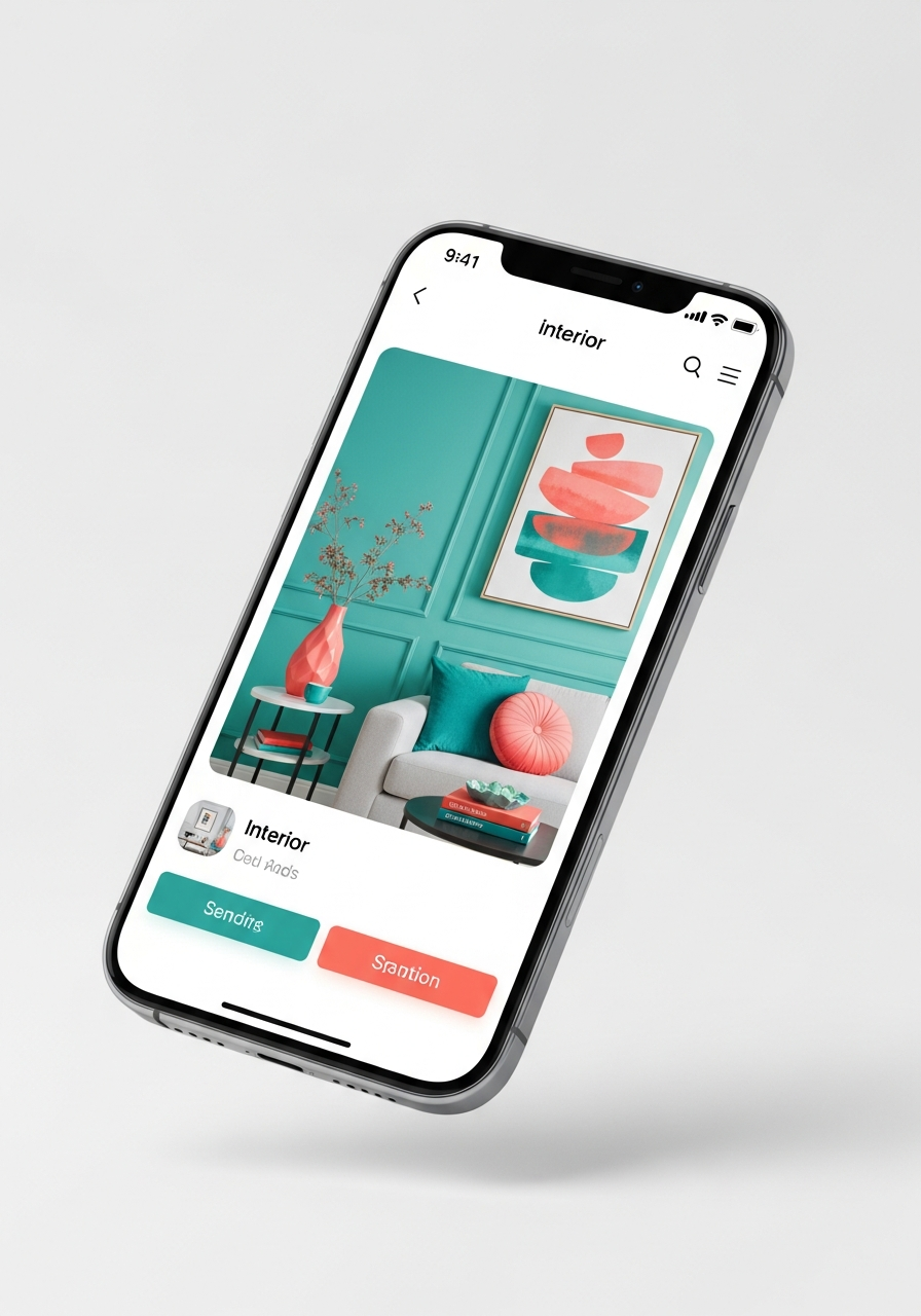 Decor AI virtual staging real estate app on iPhone - AI home staging for realtors